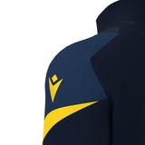 JNR Macron Starfall 1/4 Zip Top - Navy/Yellow - KitRoom