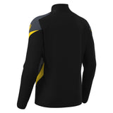 JNR Macron Starfall 1/4 Zip Top - Black/Yellow - KitRoom