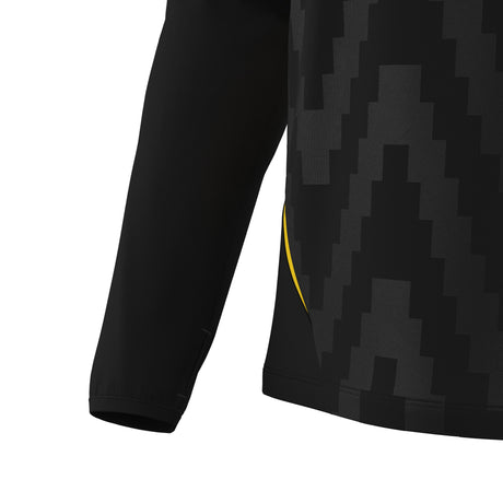 JNR Macron Starfall 1/4 Zip Top - Black/Yellow - KitRoom