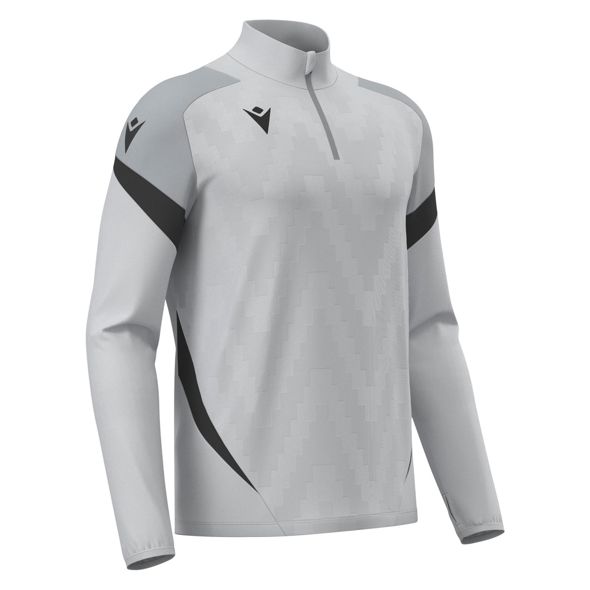 JNR Macron Starfall 1/4 Zip Top - Stone Grey/Anthracite - KitRoom