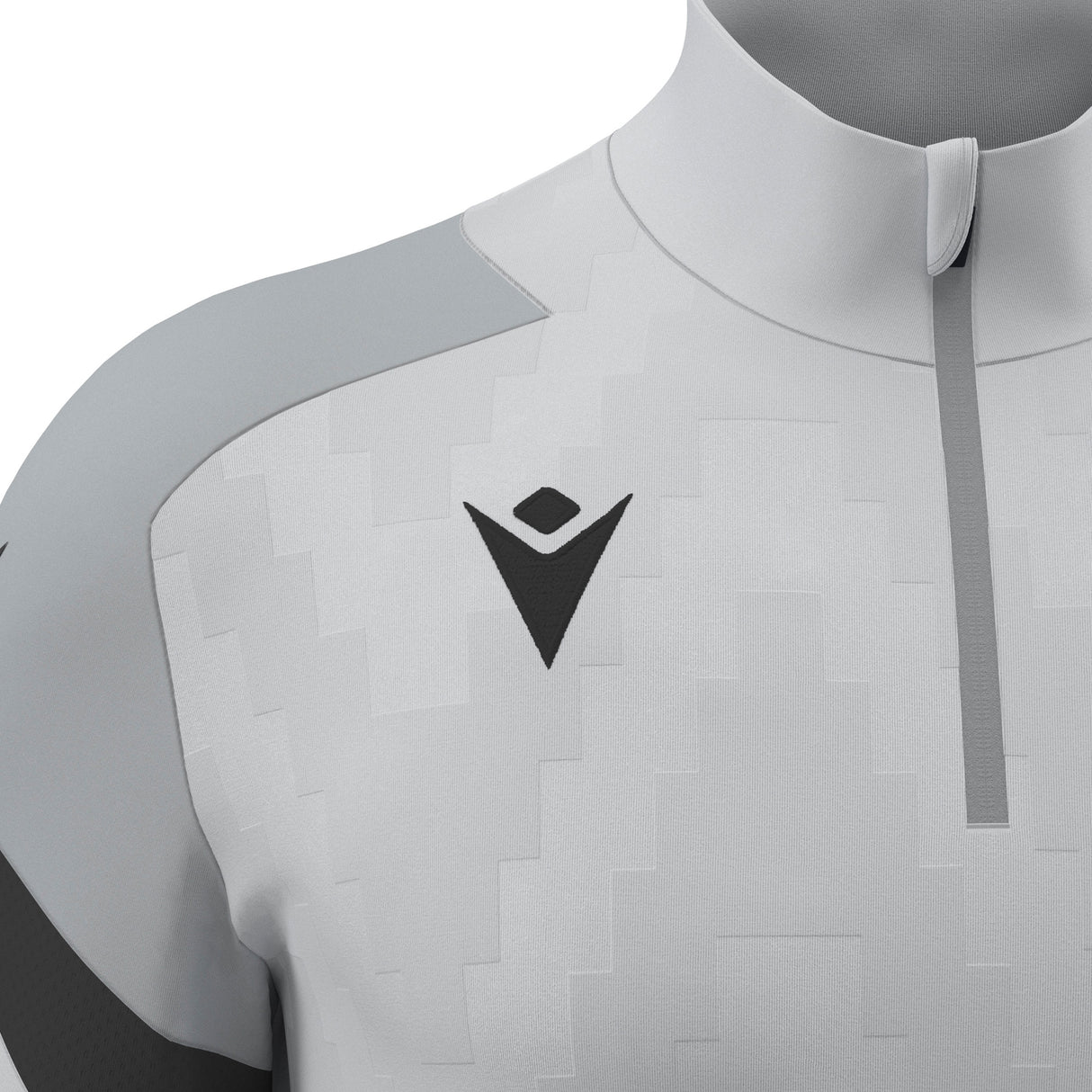 JNR Macron Starfall 1/4 Zip Top - Stone Grey/Anthracite - KitRoom