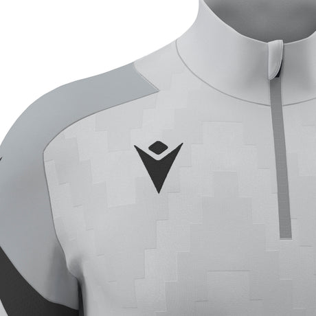 JNR Macron Starfall 1/4 Zip Top - Stone Grey/Anthracite - KitRoom