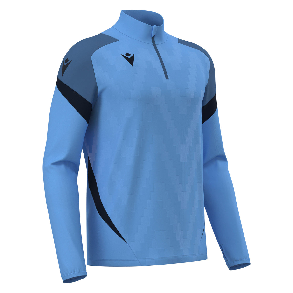 JNR Macron Starfall 1/4 Zip Top - Ice Sky/Navy - KitRoom