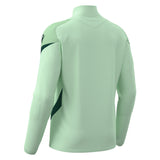 JNR Macron Starfall 1/4 Zip Top - Mint/Bottle Green - KitRoom