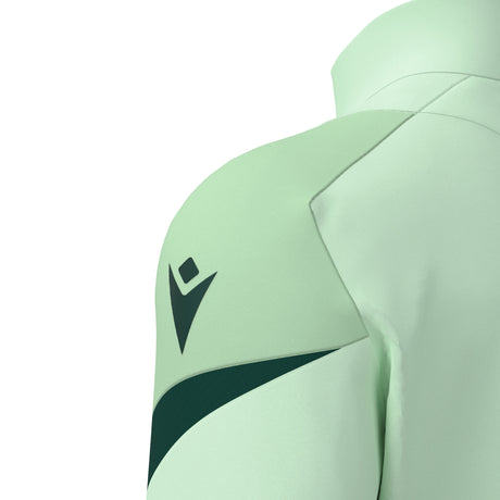 JNR Macron Starfall 1/4 Zip Top - Mint/Bottle Green - KitRoom
