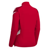 JNR Macron Leona WMN 1/4 Zip Top - Red/White - KitRoom