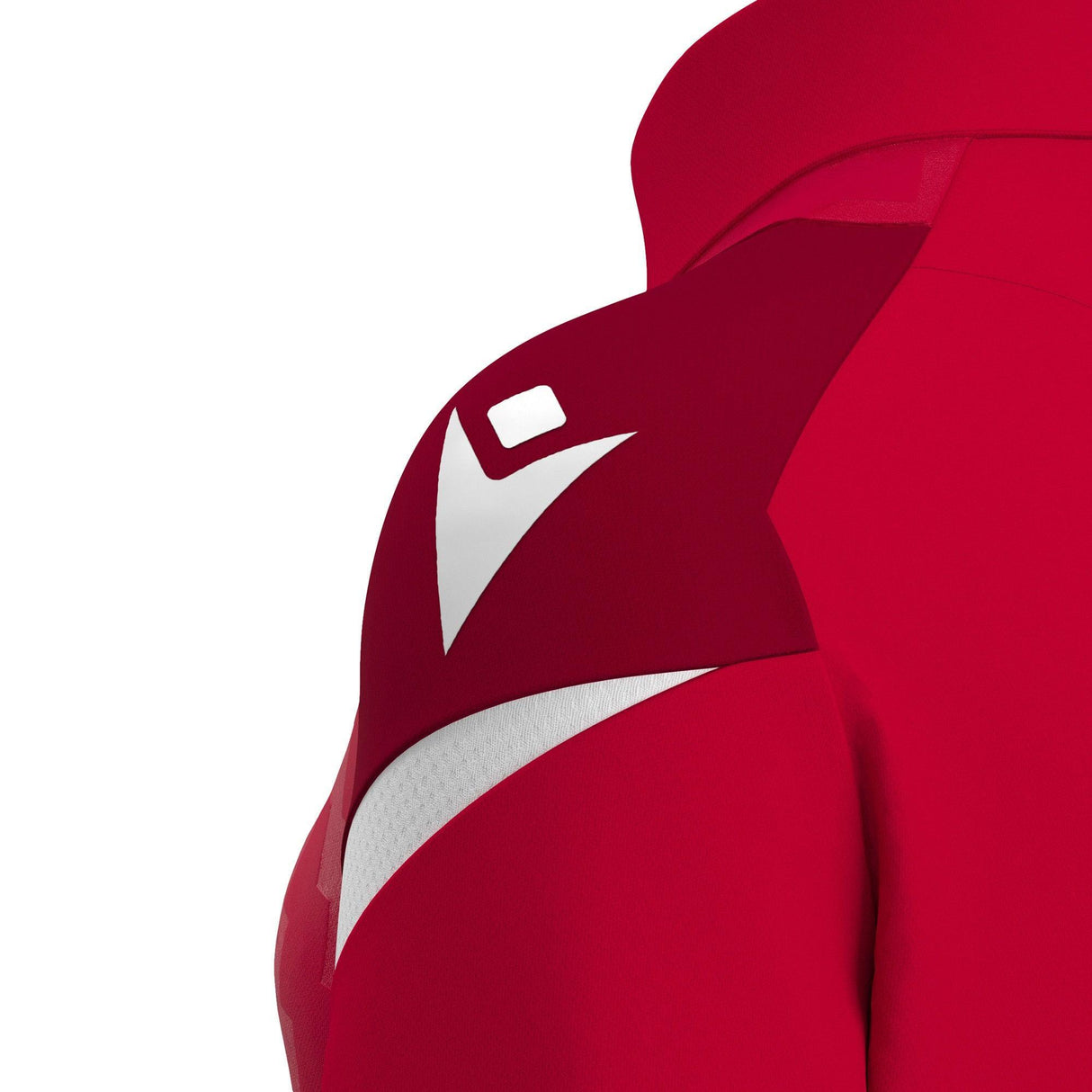 JNR Macron Leona WMN 1/4 Zip Top - Red/White - KitRoom