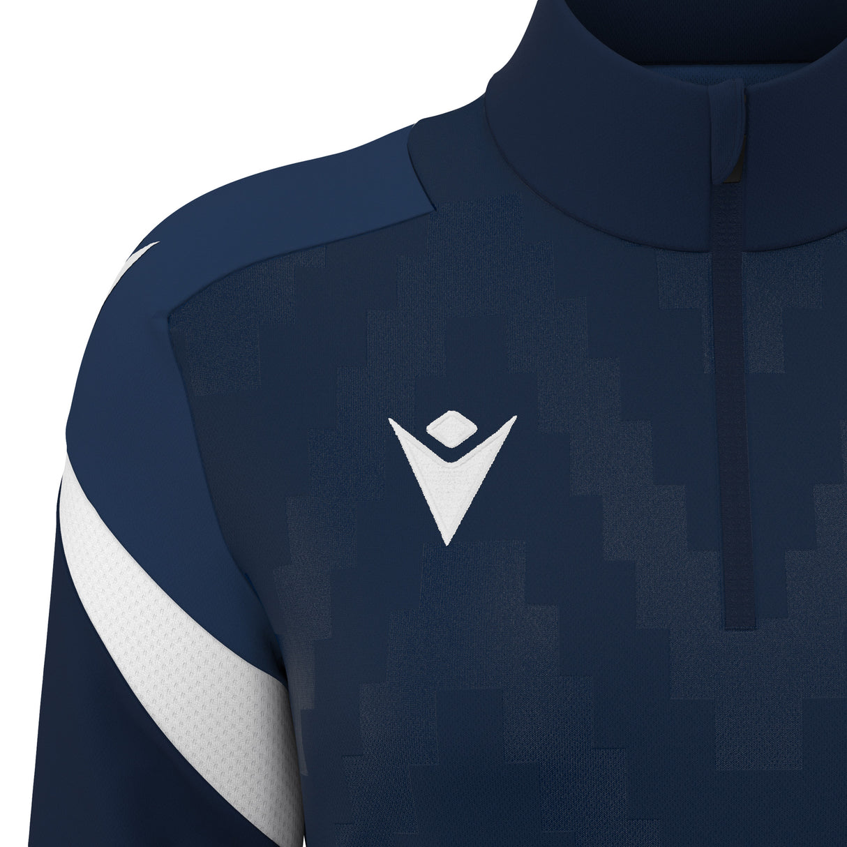 JNR Macron Leona WMN 1/4 Zip Top - Navy/White - KitRoom