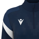 JNR Macron Leona WMN 1/4 Zip Top - Navy/White - KitRoom