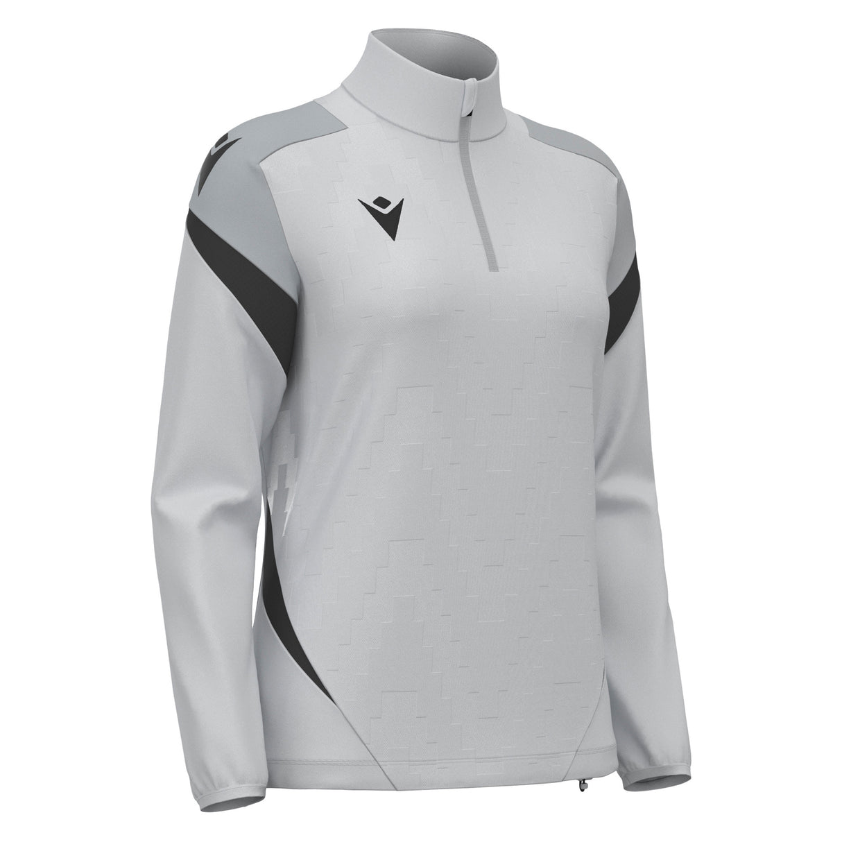 JNR Macron Leona WMN 1/4 Zip Top - Stone Grey/Anthracite - KitRoom