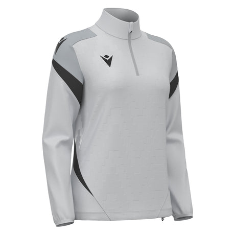 JNR Macron Leona WMN 1/4 Zip Top - Stone Grey/Anthracite - KitRoom