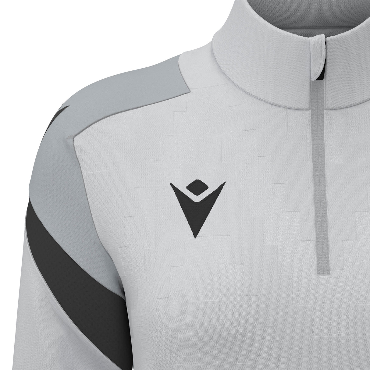 JNR Macron Leona WMN 1/4 Zip Top - Stone Grey/Anthracite - KitRoom
