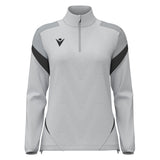JNR Macron Leona WMN 1/4 Zip Top - Stone Grey/Anthracite - KitRoom