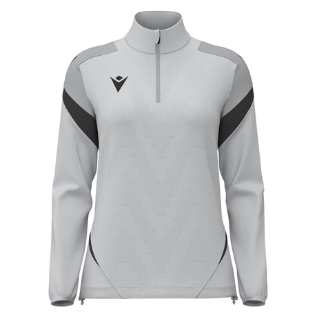 JNR Macron Leona WMN 1/4 Zip Top - Stone Grey/Anthracite - KitRoom