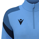 JNR Macron Leona WMN 1/4 Zip Top - Ice Sky/Navy - KitRoom