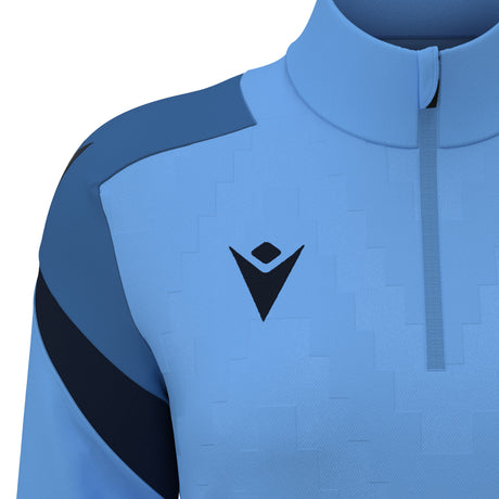 JNR Macron Leona WMN 1/4 Zip Top - Ice Sky/Navy - KitRoom