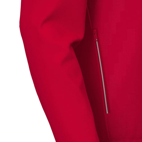 JNR Macron Odin Full Zip Top - Red/White - KitRoom