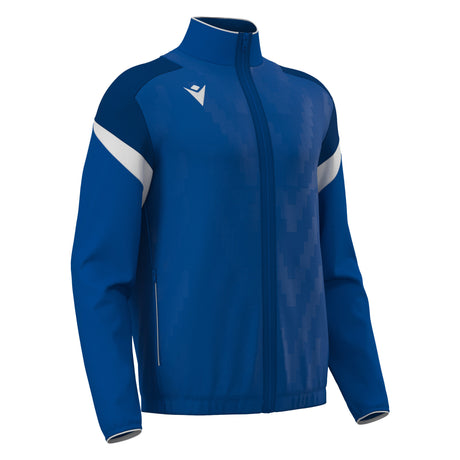 JNR Macron Odin Full Zip Top - Royal Blue/White - KitRoom