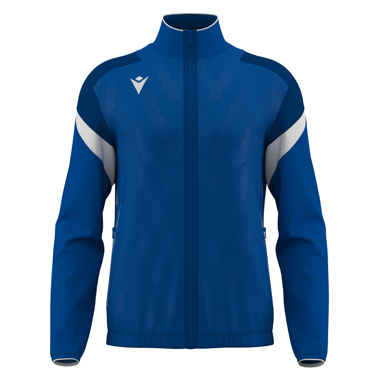 JNR Macron Odin Full Zip Top - Royal Blue/White - KitRoom