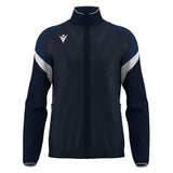 JNR Macron Odin Full Zip Top - Navy/White - KitRoom