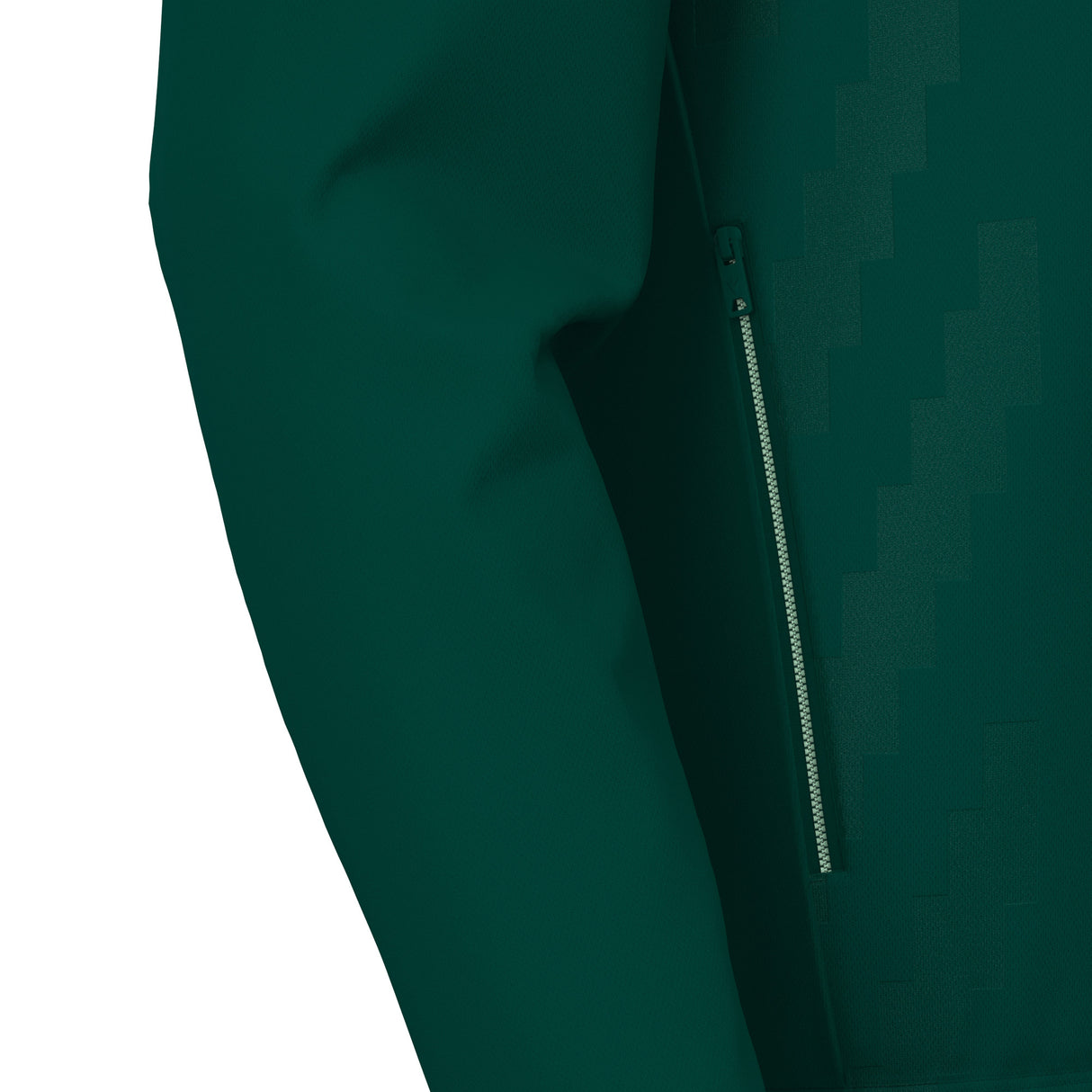 JNR Macron Odin Full Zip Top - Bottle Green/Mint - KitRoom