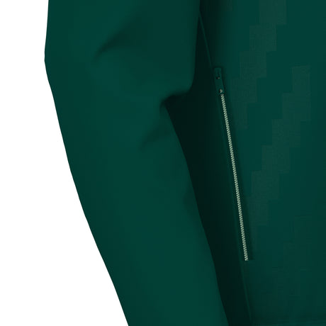 JNR Macron Odin Full Zip Top - Bottle Green/Mint - KitRoom