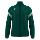 JNR Macron Odin Full Zip Top - Bottle Green/Mint - KitRoom