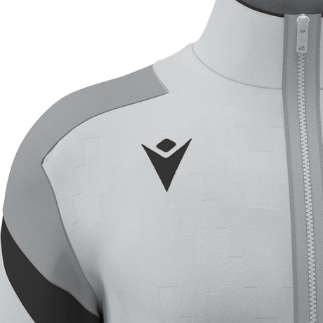 JNR Macron Odin Full Zip Top - Stone Grey/Anthracite - KitRoom