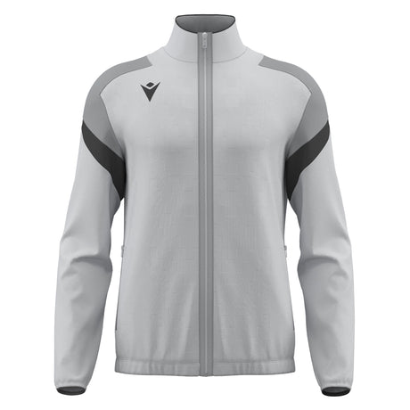 JNR Macron Odin Full Zip Top - Stone Grey/Anthracite - KitRoom