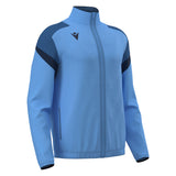 JNR Macron Odin Full Zip Top - Ice Sky/Navy - KitRoom