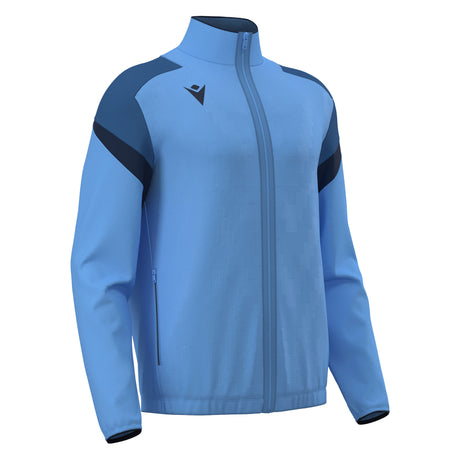 JNR Macron Odin Full Zip Top - Ice Sky/Navy - KitRoom