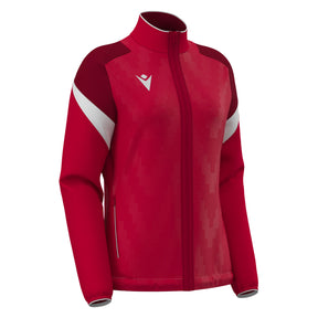 JNR Macron Athena WMN Full Zip Top - Red/White - KitRoom
