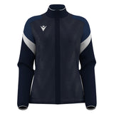 JNR Macron Athena WMN Full Zip Top - Navy/White - KitRoom