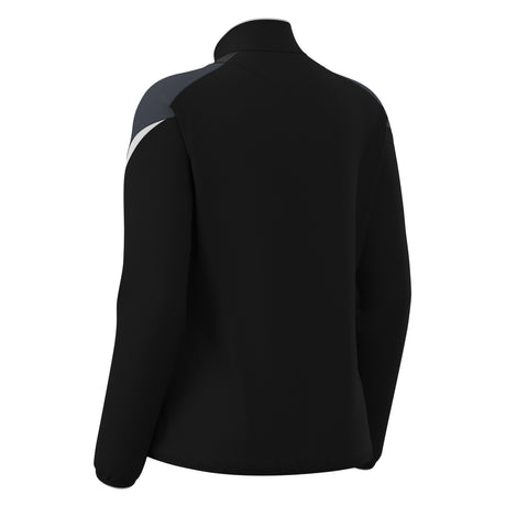 JNR Macron Athena WMN Full Zip Top - Black/White - KitRoom