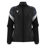 JNR Macron Athena WMN Full Zip Top - Black/White - KitRoom