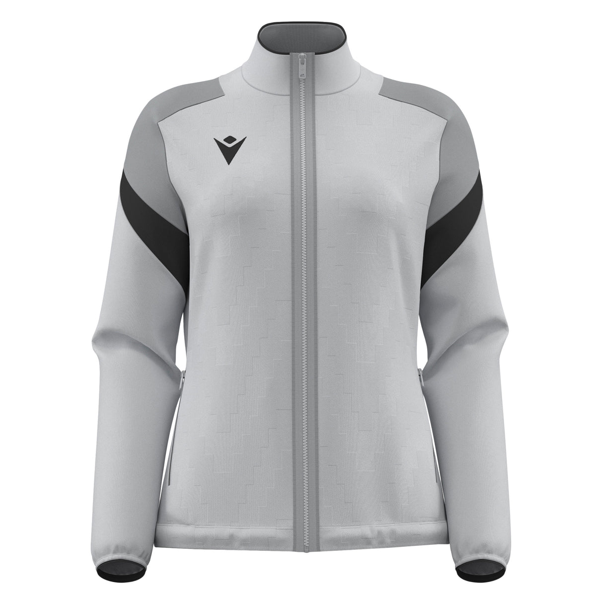 JNR Macron Athena WMN Full Zip Top - Stone Grey/Anthracite - KitRoom
