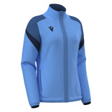 JNR Macron Athena WMN Full Zip Top - Ice Sky/Navy - KitRoom
