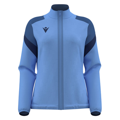 JNR Macron Athena WMN Full Zip Top - Ice Sky/Navy - KitRoom