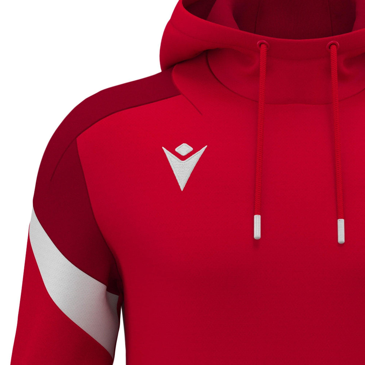 JNR Macron Alchemist Hoody - Red/White - KitRoom