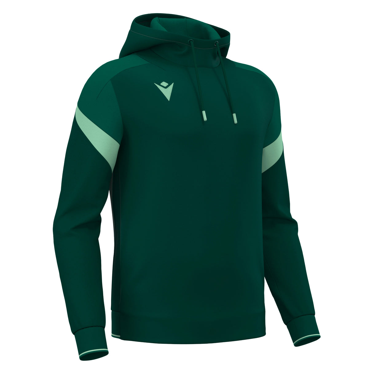 JNR Macron Alchemist Hoody - Bottle Green/Mint - KitRoom