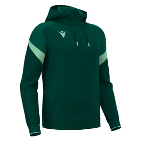 JNR Macron Alchemist Hoody - Bottle Green/Mint - KitRoom