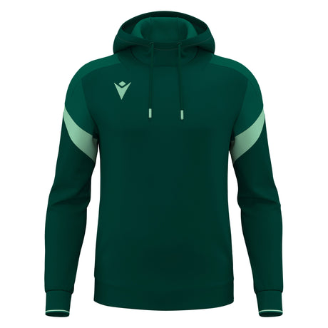 JNR Macron Alchemist Hoody - Bottle Green/Mint - KitRoom