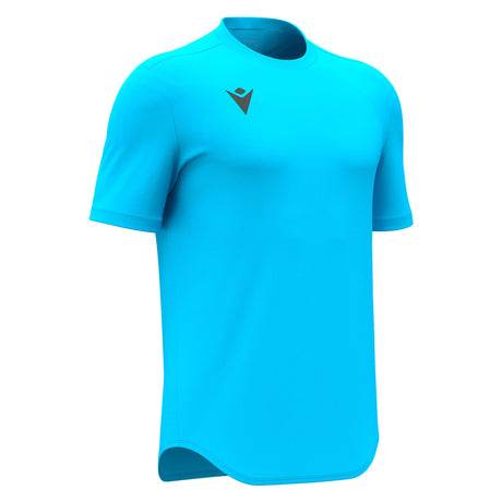 JNR Macron Void Shirt SS - Neon Sky - KitRoom