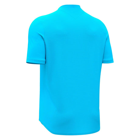 JNR Macron Void Shirt SS - Neon Sky - KitRoom