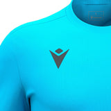 JNR Macron Void Shirt SS - Neon Sky - KitRoom