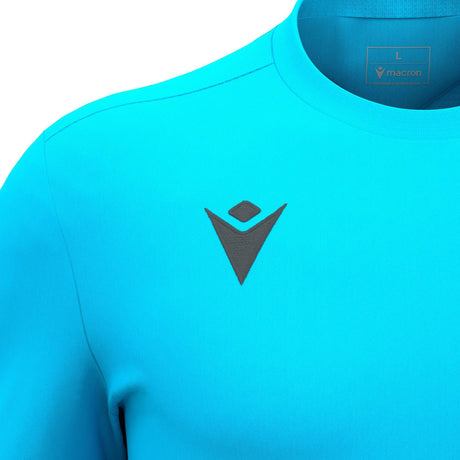 JNR Macron Void Shirt SS - Neon Sky - KitRoom