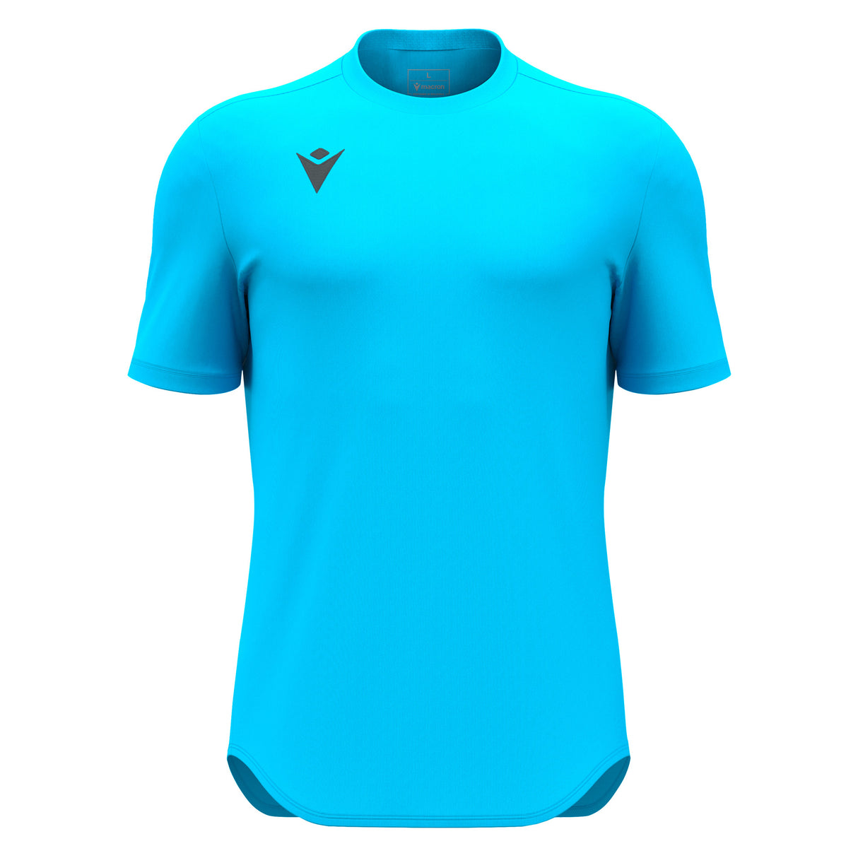 JNR Macron Void Shirt SS - Neon Sky - KitRoom