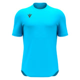 JNR Macron Void Shirt SS - Neon Sky - KitRoom
