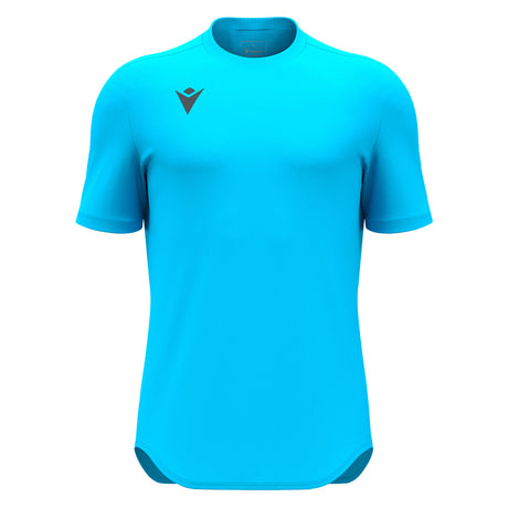 JNR Macron Void Shirt SS - Neon Sky - KitRoom