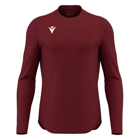 JNR Macron Void Shirt LS - Cardinal - KitRoom